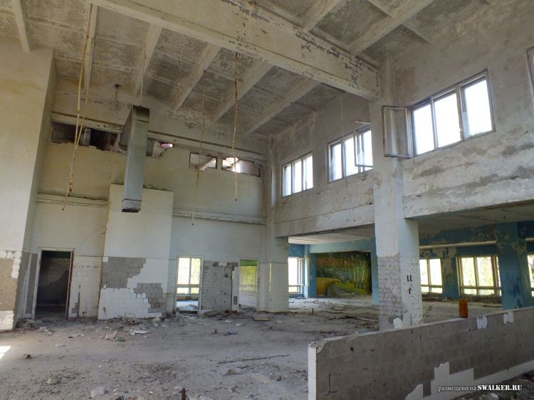 Заброшенное общежитие и столовая, Воронежская область