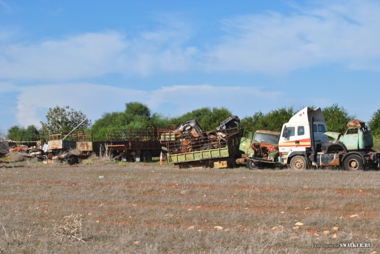 Брошенная техника на Кипре