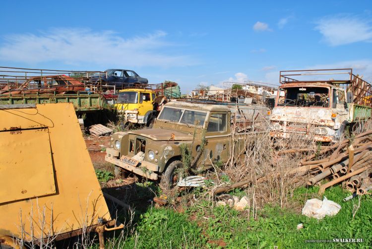 Брошенная техника на Кипре