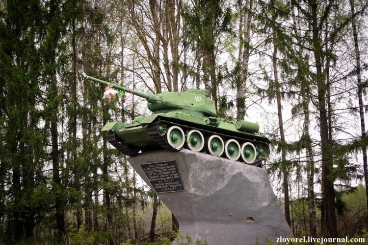 Танки-памятники, Смоленская область