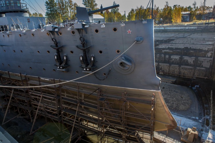 Аврора в Кронштадте