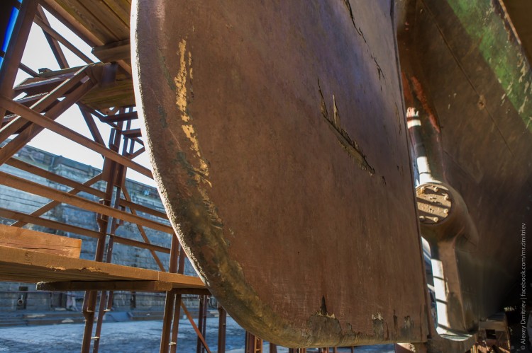 Аврора в Кронштадте