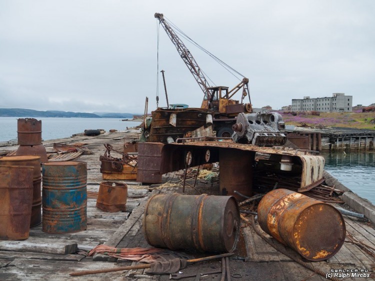 Заброшенные военные городки острова Кильдин