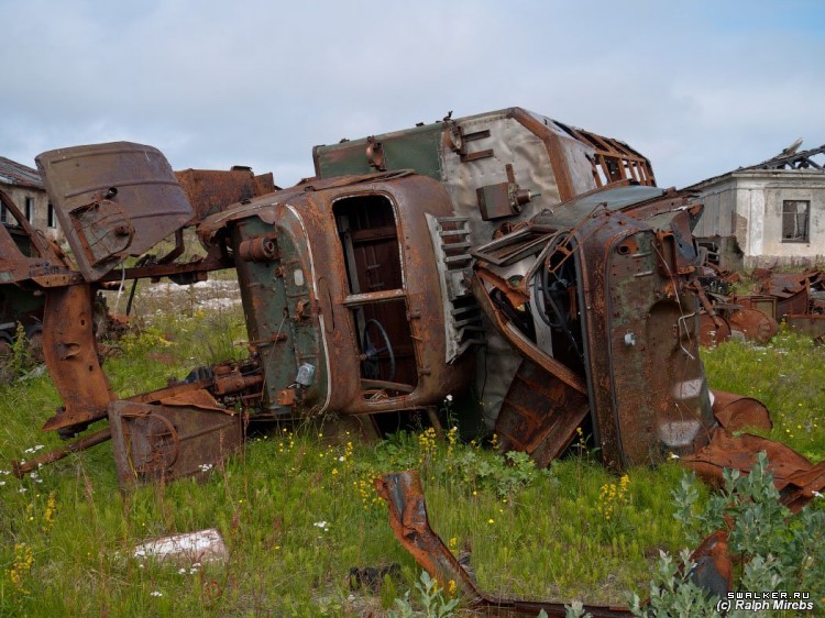 Заброшенные военные городки острова Кильдин