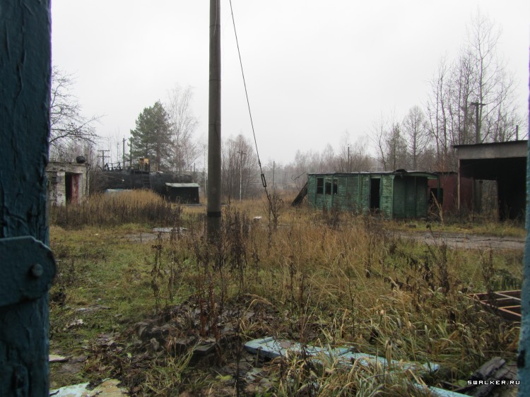 Почти брошенное железнодорожное депо, Московская область