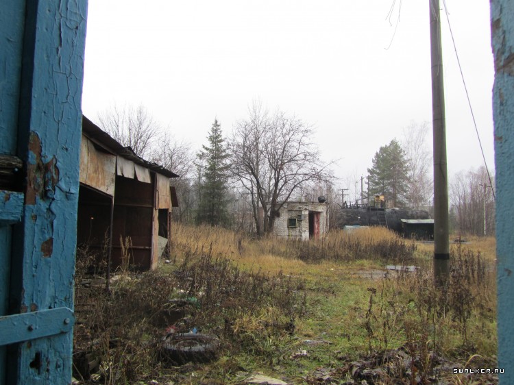 Почти брошенное железнодорожное депо, Московская область