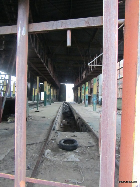 Почти брошенное железнодорожное депо, Московская область