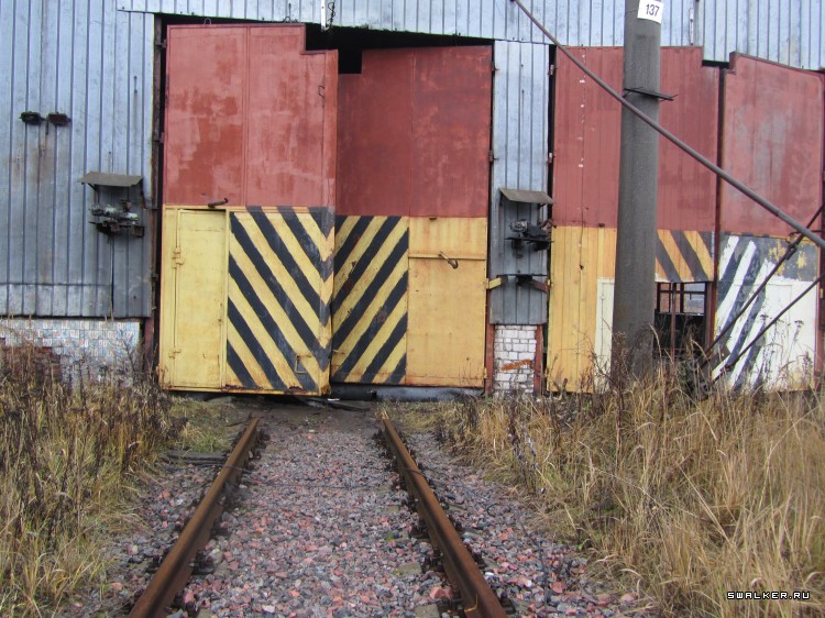 Почти брошенное железнодорожное депо, Московская область