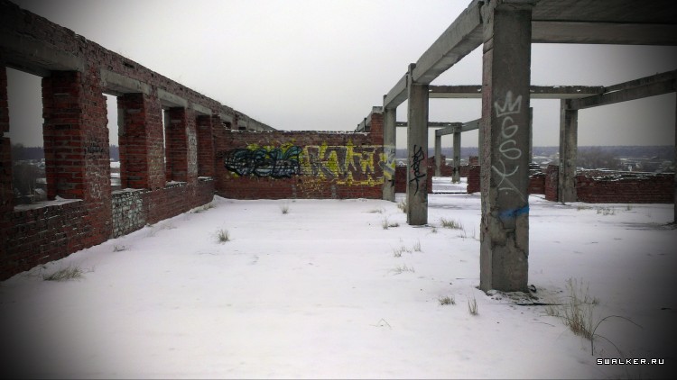 Брошенное недостроенное здание, Московская область