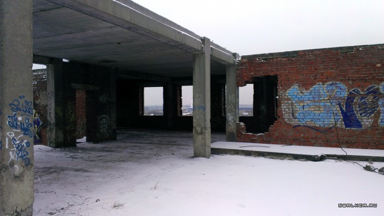 Брошенное недостроенное здание, Московская область