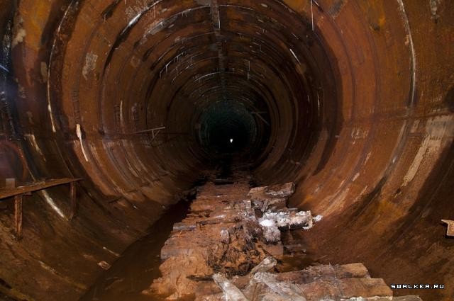 Заброшенное метро посреди леса