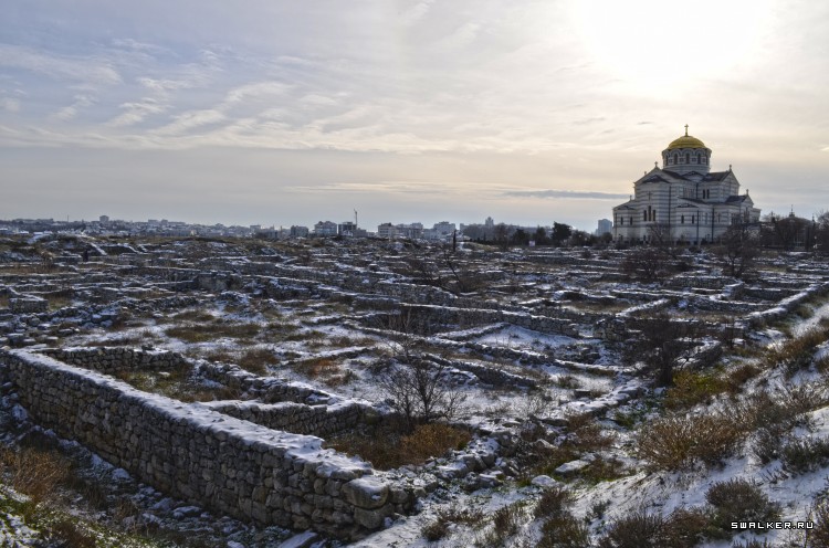 Зимний Херсонес. Крым. Севастополь Зимний Херсонес. Крым. Севастополь