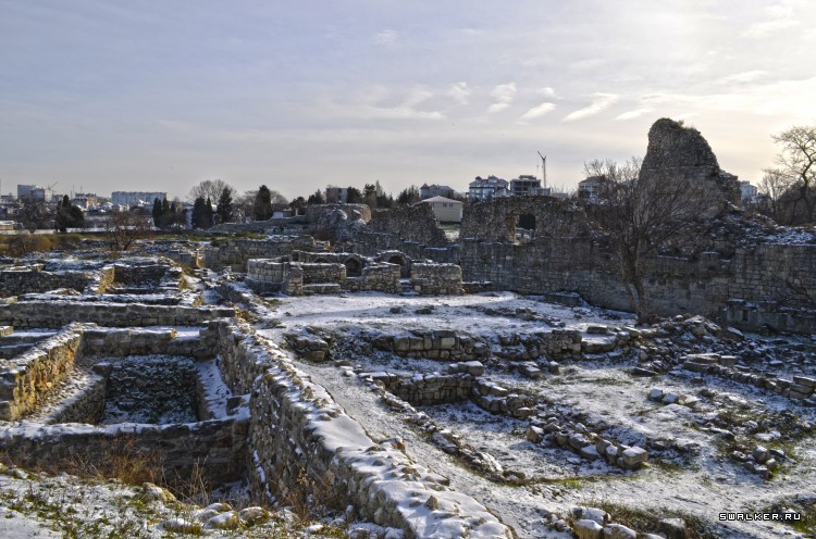Зимний Херсонес. Крым. Севастополь Зимний Херсонес. Крым. Севастополь