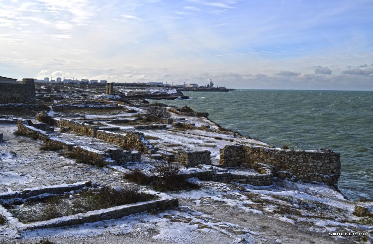 Зимний Херсонес. Крым. Севастополь Зимний Херсонес. Крым. Севастополь