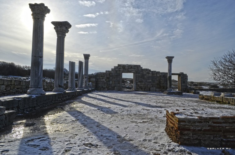 Зимний Херсонес. Крым. Севастополь Зимний Херсонес. Крым. Севастополь
