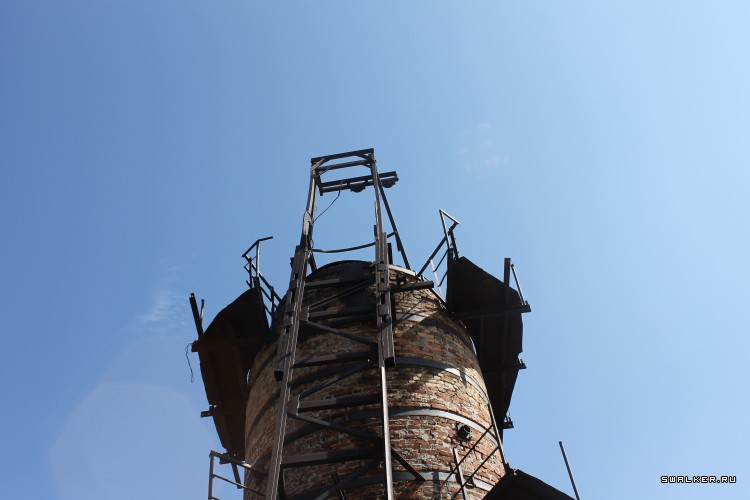 Шахтная печь для обжига известняка