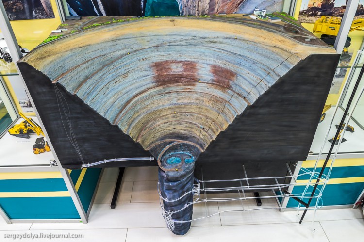 Добыча алмазов, г. Мирный, Якутия