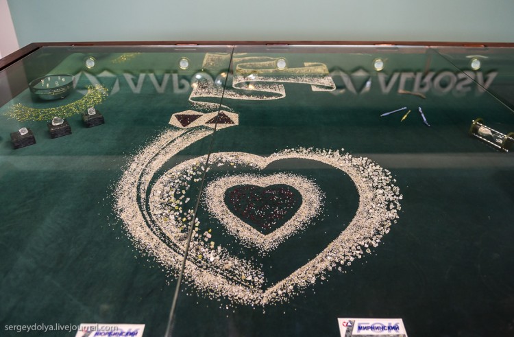 Добыча алмазов, г. Мирный, Якутия