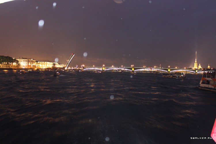 Питер. Ночной город и разводные мосты