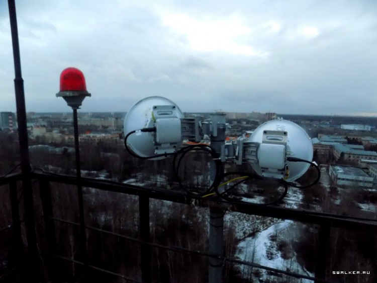 Вышка на Полигое института ИРЭ РАН