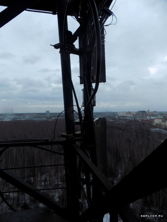 Вышка на Полигое института ИРЭ РАН