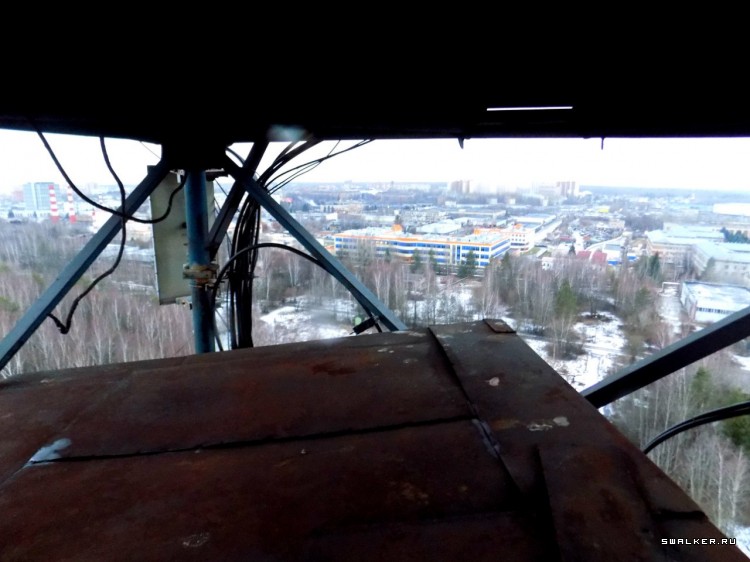 Вышка на Полигое института ИРЭ РАН