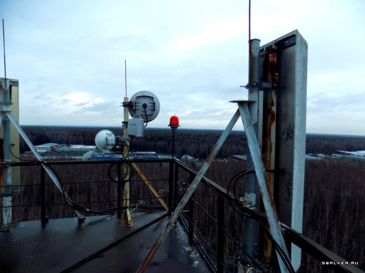 Вышка на Полигое института ИРЭ РАН